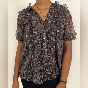 Zara Floral Blouse